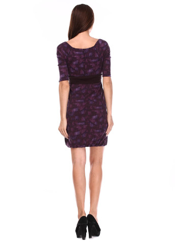 Фиолетовое кэжуал платье Miss Sixty с абстрактным узором