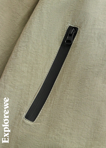 Бежевий демісезонний костюм (вітровка, брюки) SHEIN