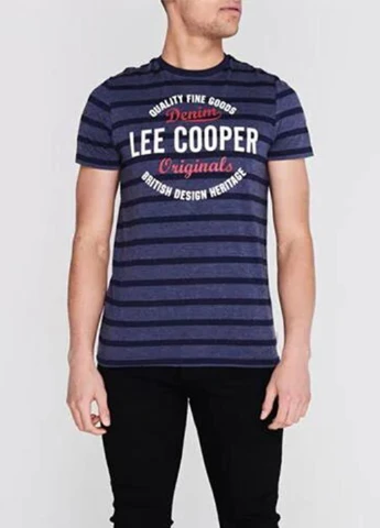 Темно-серая футболка Lee Cooper
