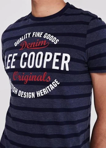 Темно-серая футболка Lee Cooper