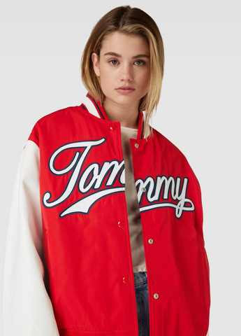 Бомбер Tommy Jeans бейсбольный на кнопках (307061411)