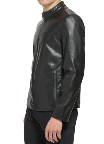 Чорна демісезонна куртка DKNY