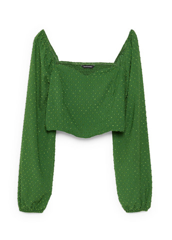 Зеленая летняя блуза C&A