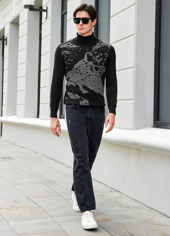 Чорний демісезонний светр SHEIN