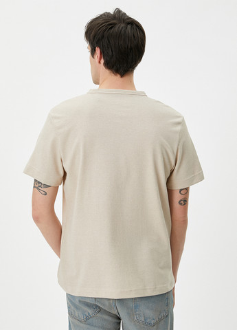 Бежева футболка KOTON