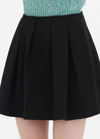 Черная кэжуал однотонная юбка Ralph Lauren колокол