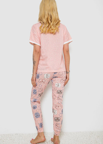 Персиковая всесезон пижама (футболка, брюки) футболка + брюки Ager