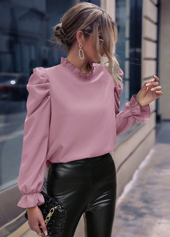 Рожево-лілова блуза SHEIN