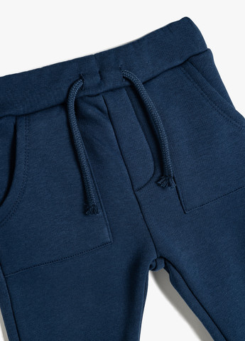 Синие спортивные демисезонные брюки джоггеры KOTON