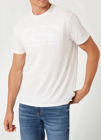 Белая футболка Guess