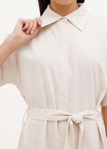 Бежева кежуал сукня сукня-сорочка My Star меланжева