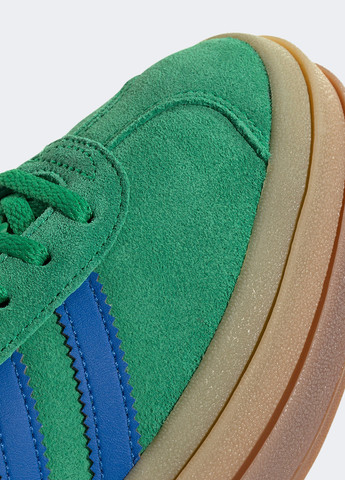 Зеленые кеды adidas GAZELLE BOLD