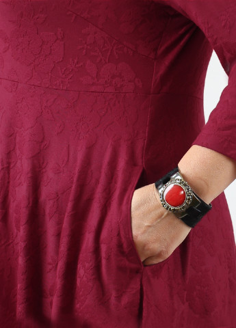 Красное кэжуал платье колокол Nadin однотонное