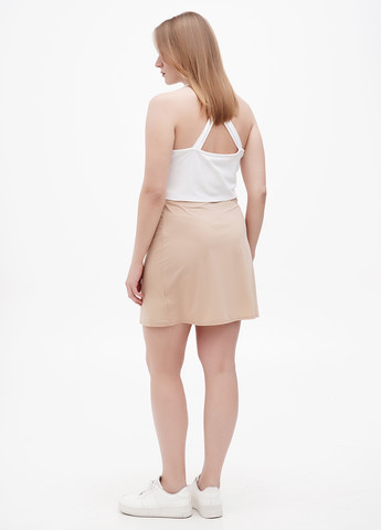 Бежевая кэжуал однотонная юбка Calvin Klein Underwear