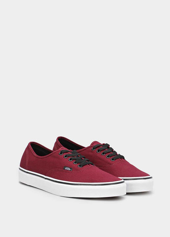 Бордові кеди Vans Authentic