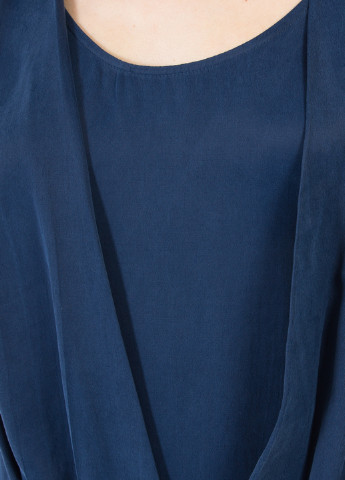 Темно-синее кэжуал платье Promod однотонное