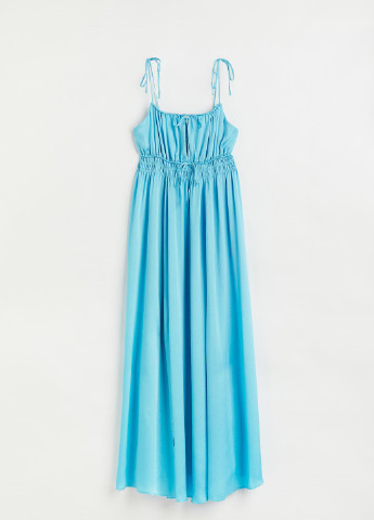 Світло-бірюзова кежуал сукня H&M однотонна