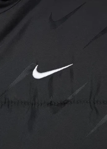 Чорна демісезонна куртка fv7941-010 Nike W NSW TF SNFL NK CLSC PFR AOP