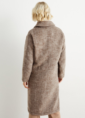 Темно-бежевое демисезонное Пальто однобортное C&A