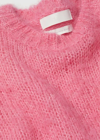 Розовый зимний джемпер джемпер H&M