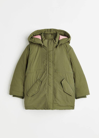 Оливкова демісезонна куртка H&M