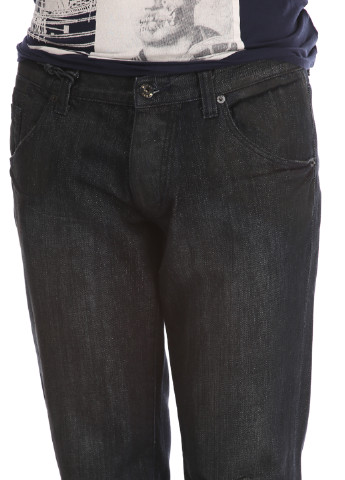 Черные демисезонные прямые джинсы Sixty