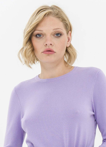 Светло-фиолетовый демисезонный свитер джемпер Piazza Italia