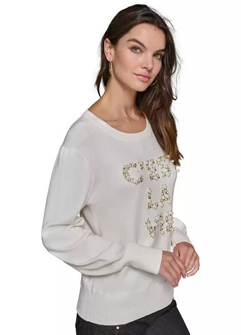 Молочний демісезонний джемпер джемпер Karl Lagerfeld