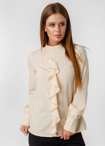 Персиковая демисезонная блуза Lilove