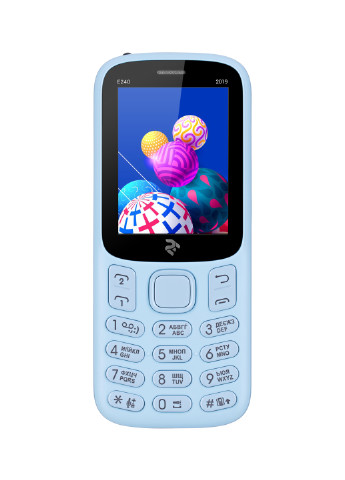 Мобільний телефон E240 2019 DUALSIM City Blue 2E 2E E240 2019 DUALSIM City Blue блакитний