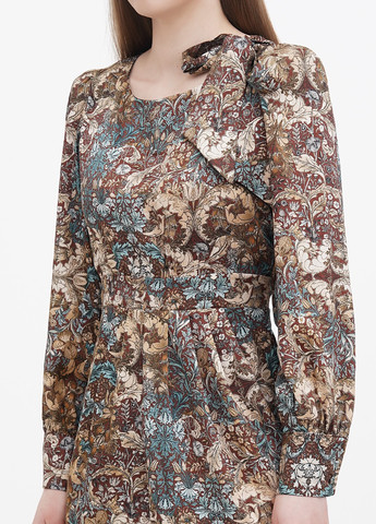 Комбінована коктейльна, кежуал сукня Motivi з квітковим принтом