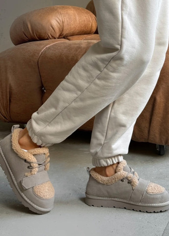 Зимние ботинки ITTS с мехом из натуральной замши