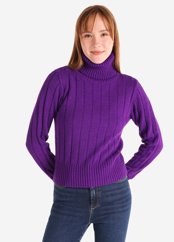 Фиолетовый зимний свитер Colin's