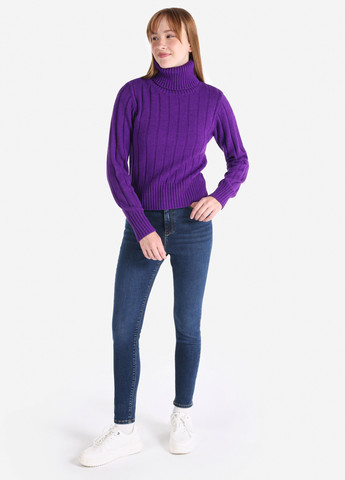 Фиолетовый зимний свитер Colin's