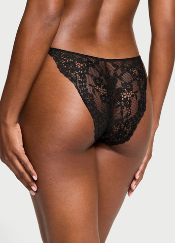 Чорний демісезонний комплект (бюстгальтер, трусики) Victoria's Secret