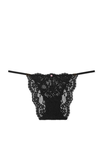 Чорний демісезонний комплект (бюстгальтер, трусики) Victoria's Secret