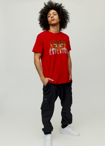 Красная футболка мужская YAPPI