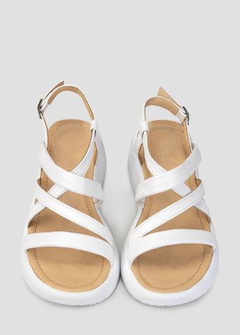 Белые босоножки Alromaro с ремешком