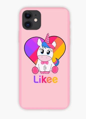 Чехол силиконовый Apple Iphone 8 plus Лайк Единорог (Likee Unicorn) (6154-1594) MobiPrint (219536990)