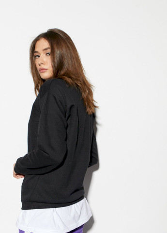 Черный свитшот женский /no flis/ YAPPI рисунок (251467802)