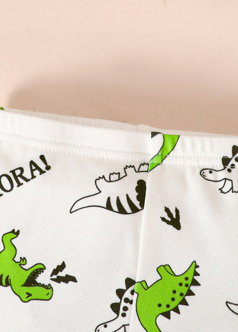 Чорно-біла всесезон піжама (футболка, лонгслів, штани) футболка + штани SHEIN