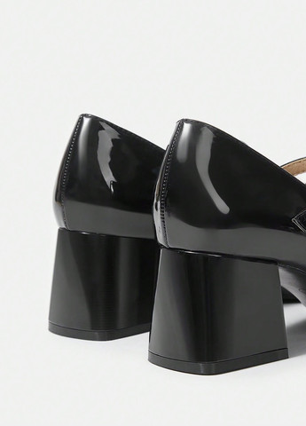 SHEIN Туфли мери джейн черный з искусственная кожа, китай — демисезон (324028357)