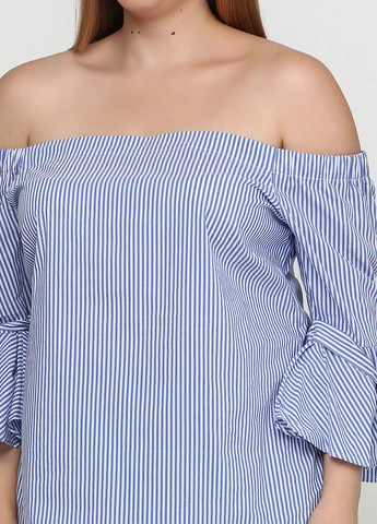 Голубая блуза H&M