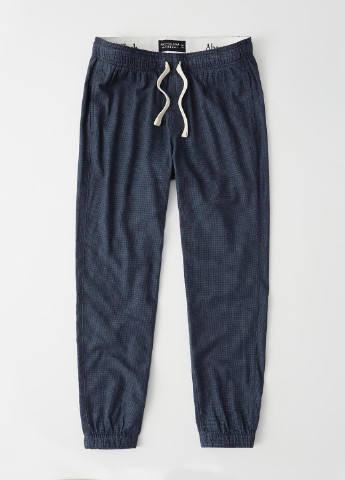 Темно-синие домашние демисезонные брюки Abercrombie & Fitch