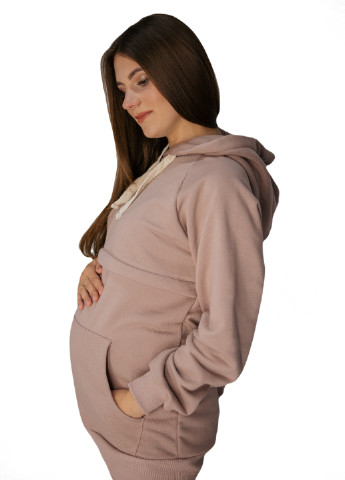 Утепленное худи для беременных с секретом для кормления HN (246266861)