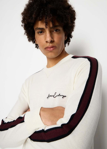 Білий демісезонний джемпер джемпер Armani Exchange