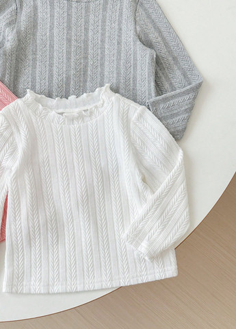 Разноцветный демисезонный кэжуал лонгслив SHEIN однотонный