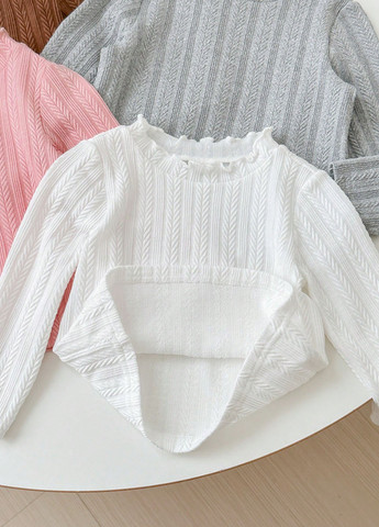 Разноцветный демисезонный кэжуал лонгслив SHEIN однотонный