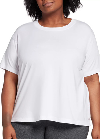 Белая летняя футболка CALIA