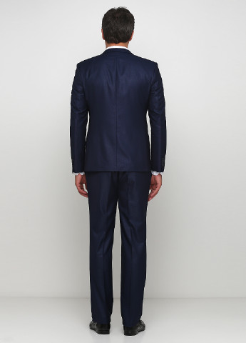 Темно-синий демисезонный костюм (пиджак, брюки) брючный Giordano Conti